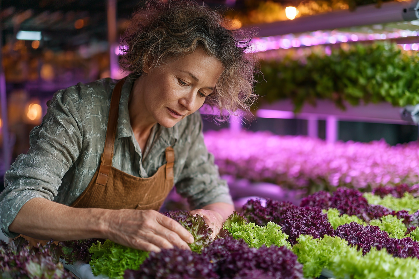Щаслива пара старшого віку готує здорову їжу на кухні